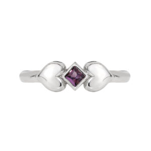 TWIN HEARTS RING