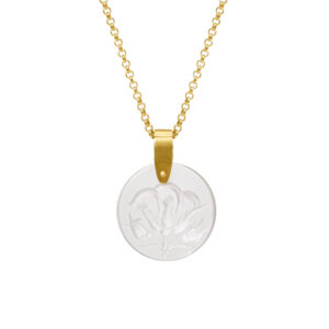 ROSE OF RHODES PENDANT IN CLEA QUARTZ