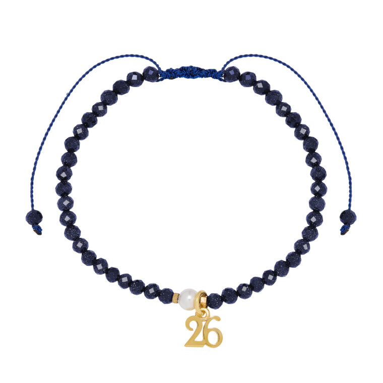 BLUE SANDSTONES LUCKY CHARM BRACELET