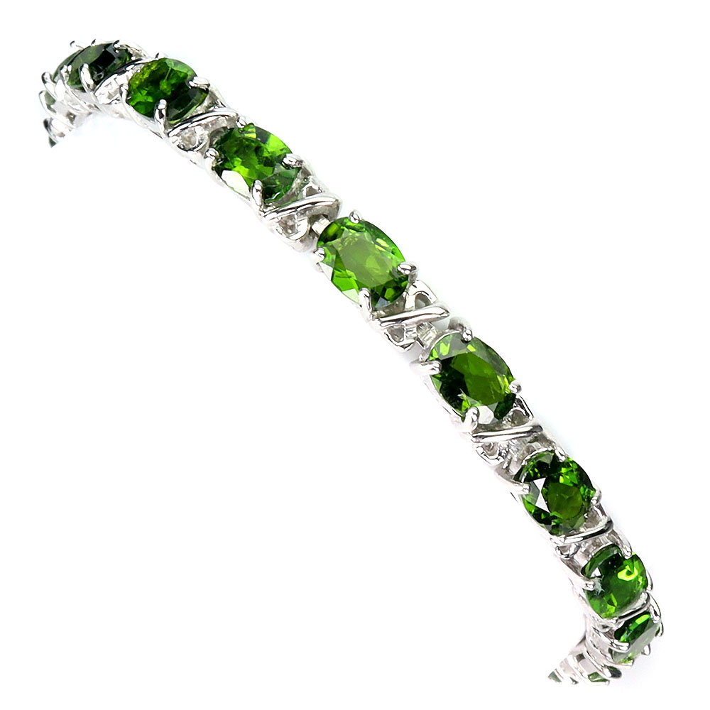 CHROME DIOPSIDE BRACELET