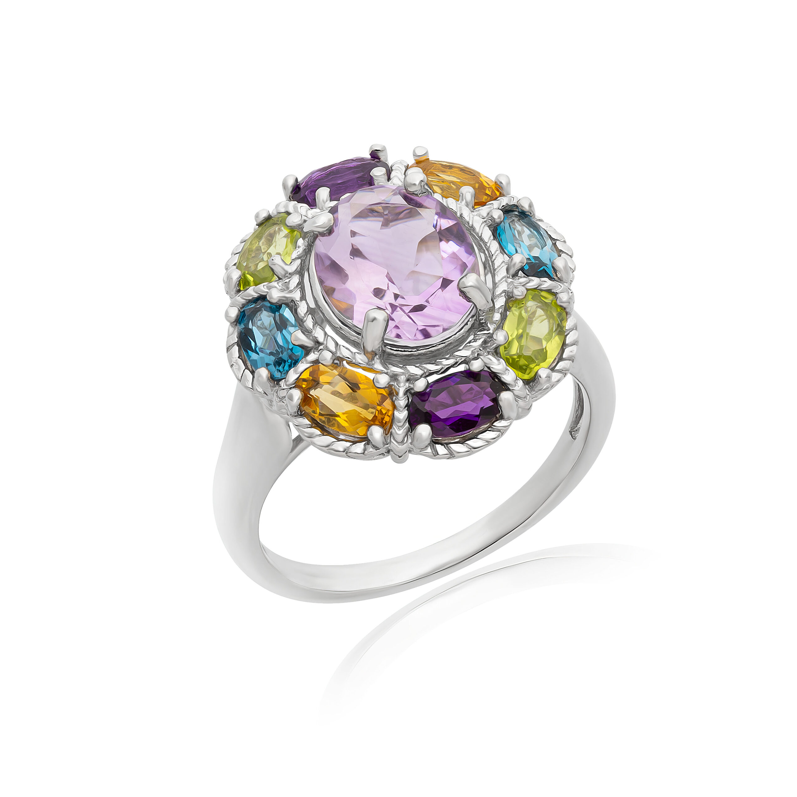 COLORFUL FLOWER RING