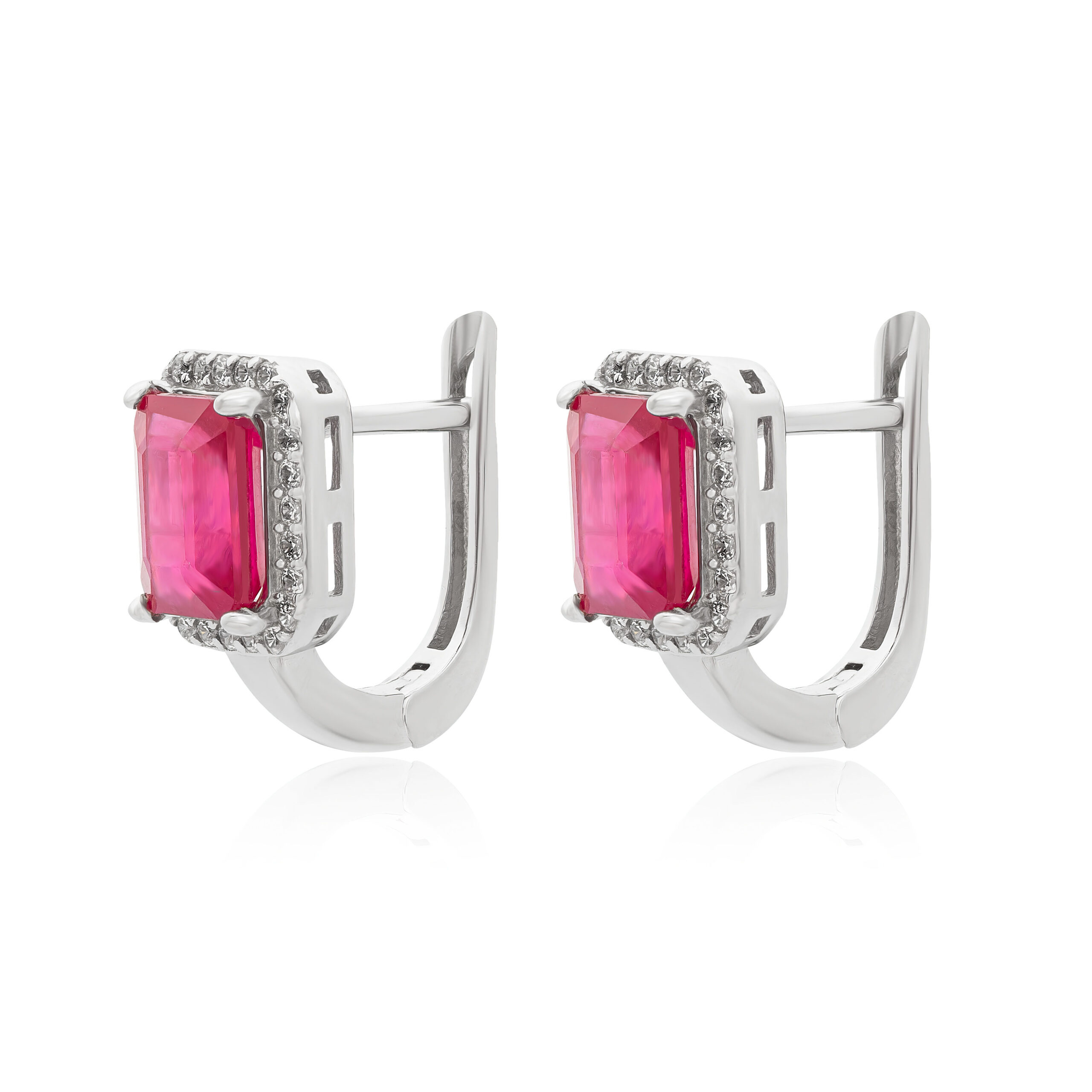RUBY STUD EARRINGS