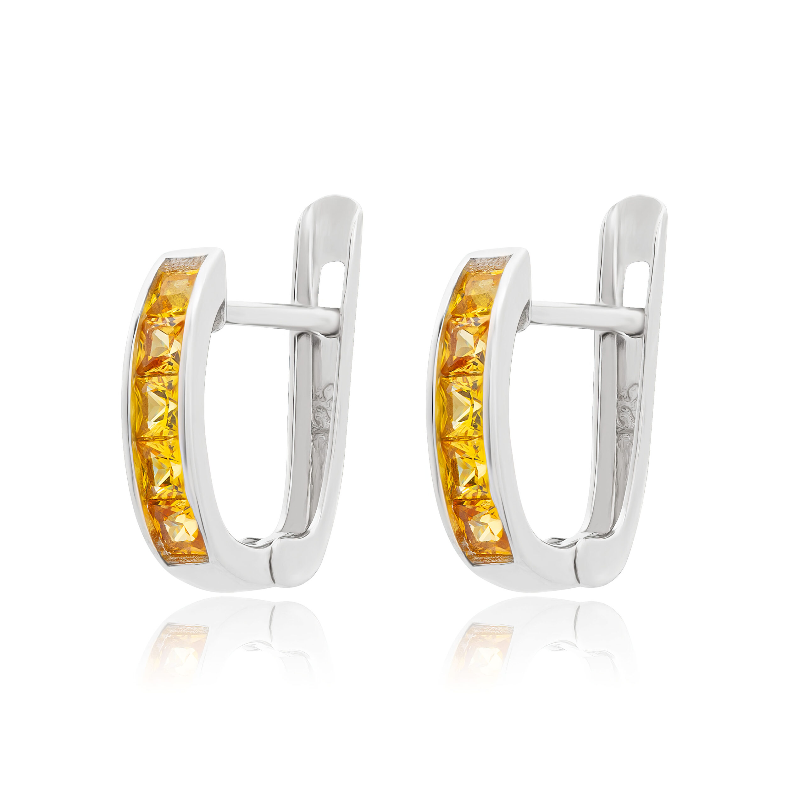 NATURAL YELLOW SAPPHIRE EARRINGS