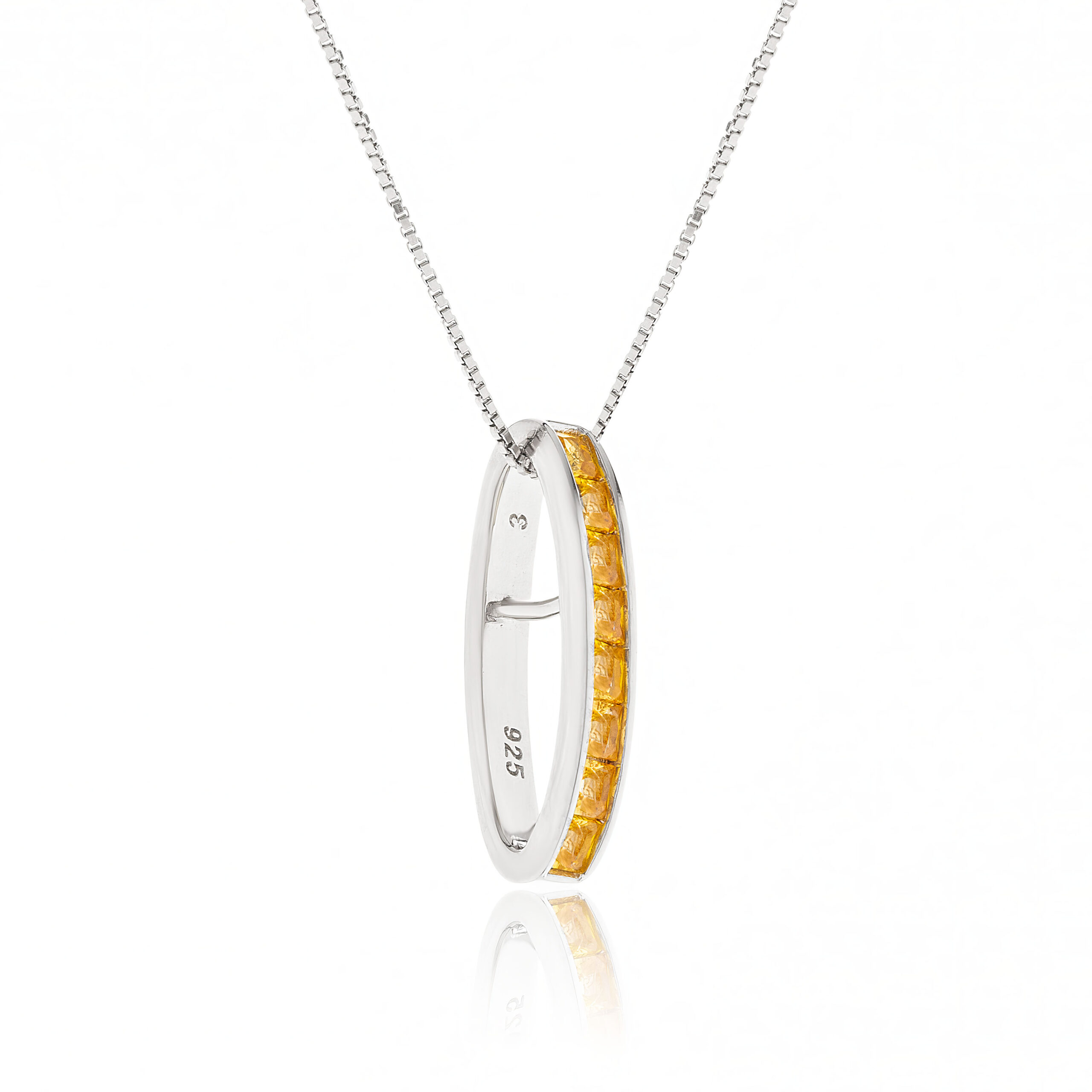 NATURAL YELLOW SAPPHIRE PENDANT