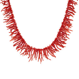 MEDITERRANEAN BRANCH CORAL NECKLACE