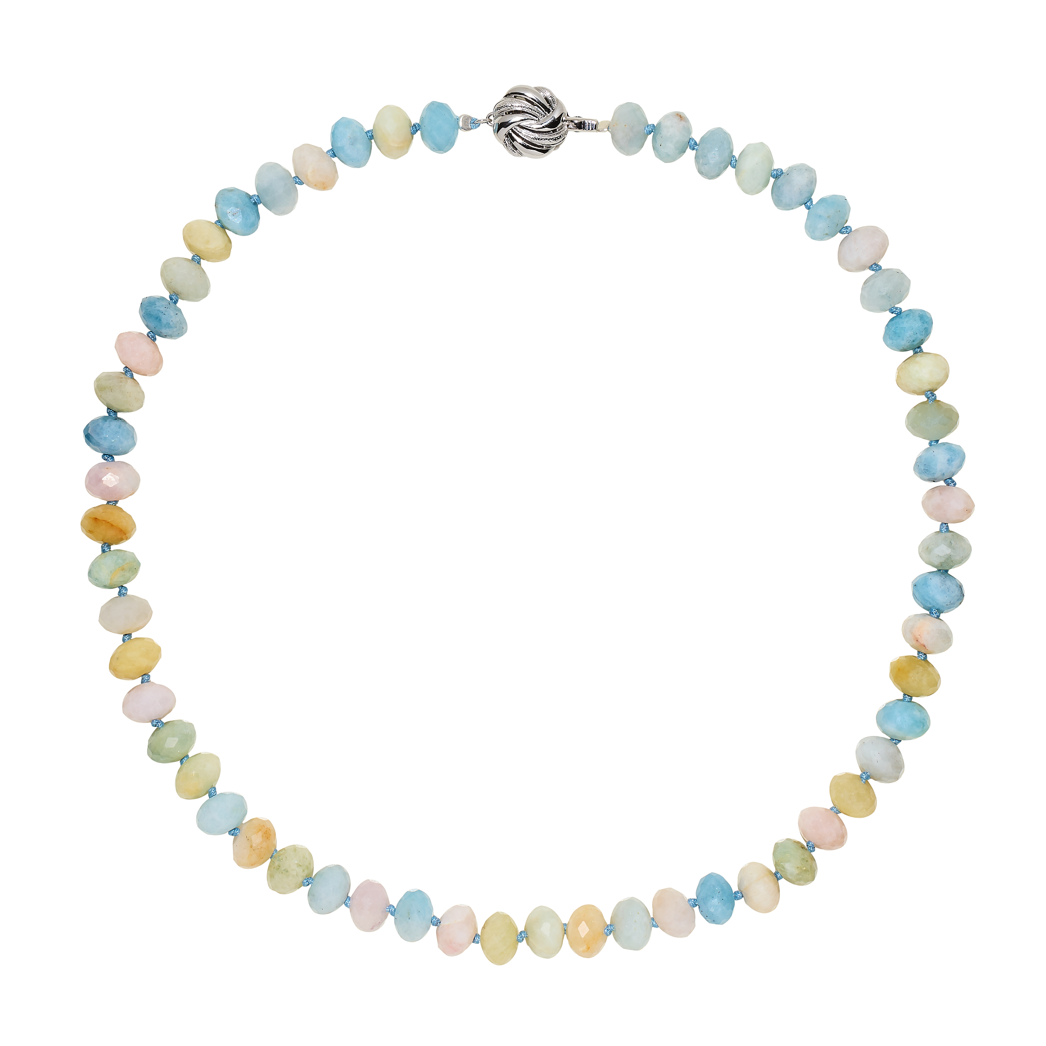 NATURAL RONDELL BERYL NECKLACE