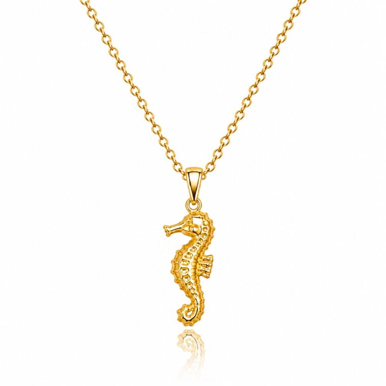 GOLDEN SEAHORSE PENDANT