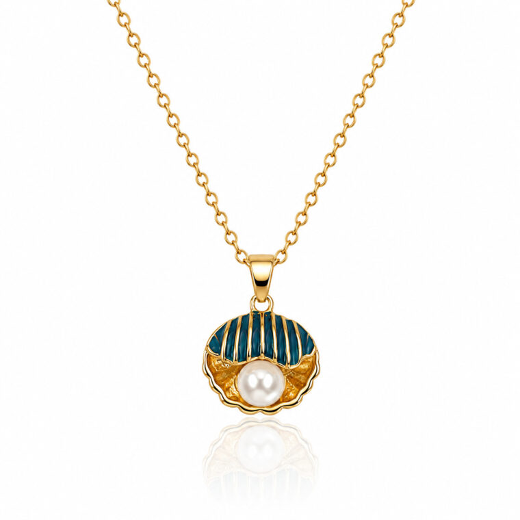 GREEN OCEAN PEARL PENDANT