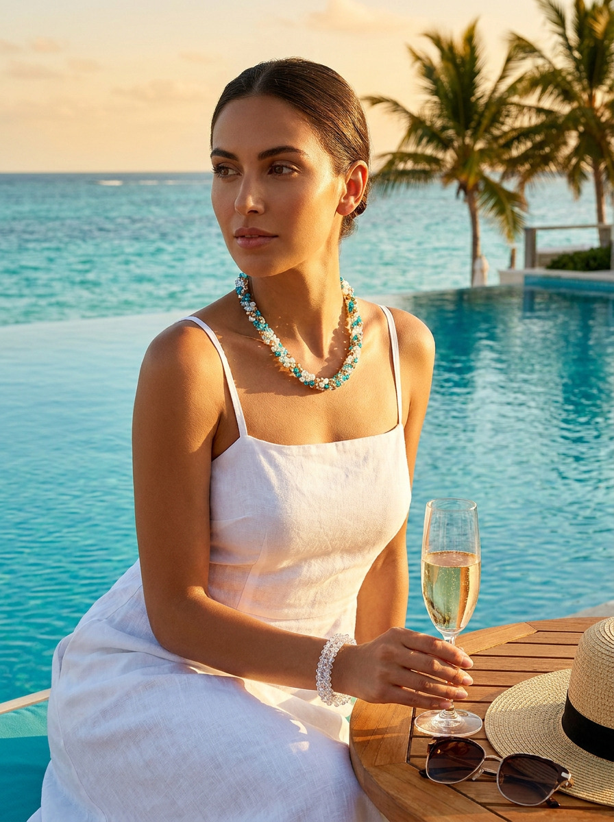 MEDITERRANEAN LAGOON NECKLACE