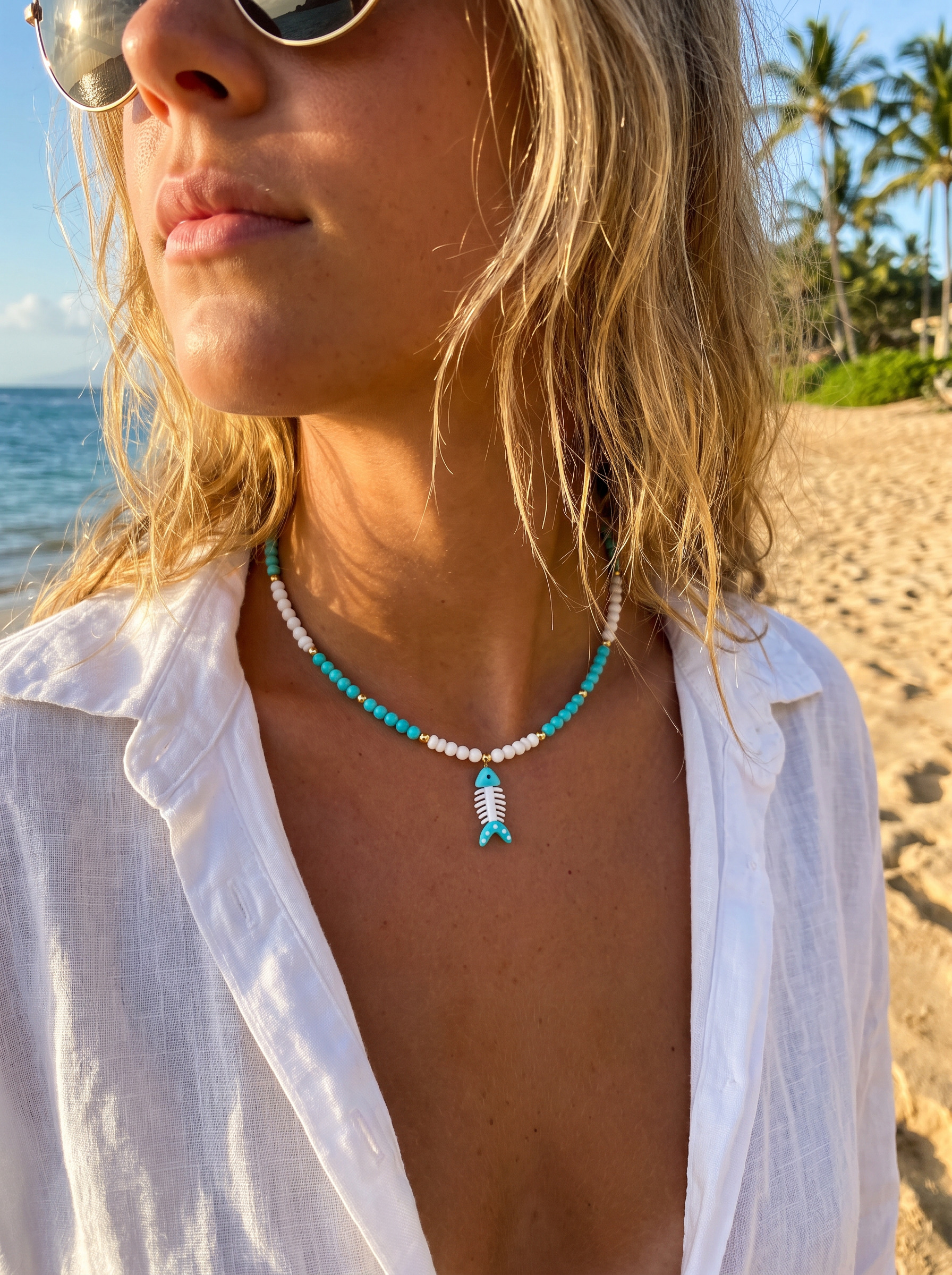 FISHBONE BLISS NECKLACE