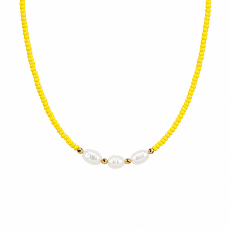 LEMON PEARL NECKLACE